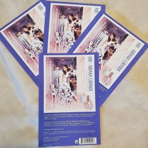 ARIANA GRANDE ARI Fragrance Scented Decal Sticker x4 - NEW Collectible Fan Merch